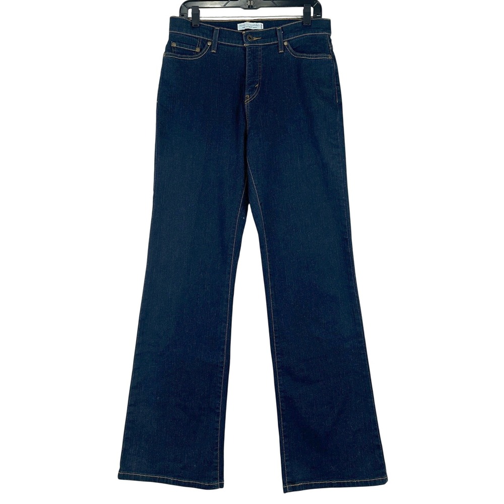 Levi's 512 Perfectly Slimming Bootcut Jeans Womens 30x32 Dark Wash Classic Denim